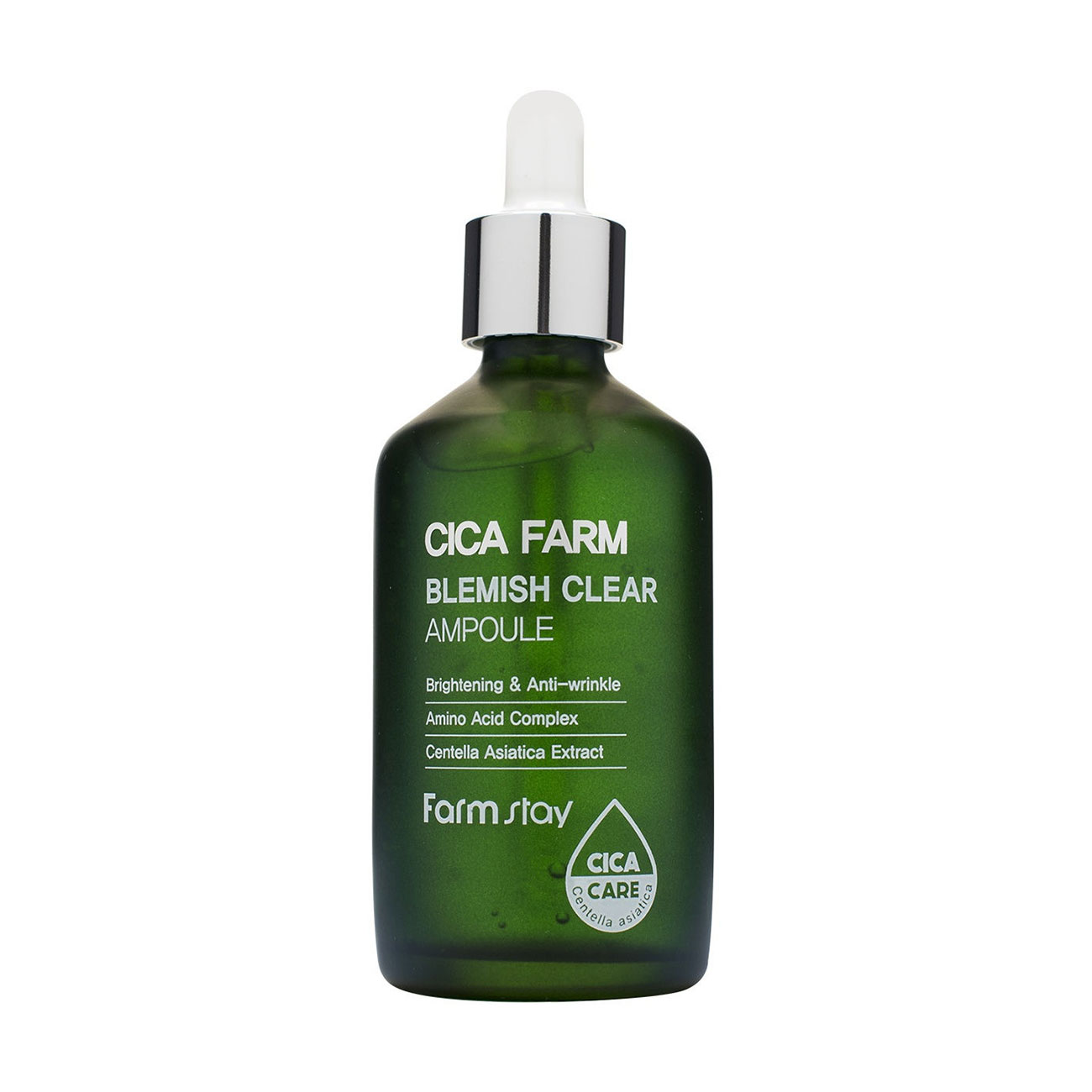 Концентрована ампульна сироватка для обличчя FarmStay Cica Farm Blemish Clear Ampoule з екстрактом центелли азіатської, 100 мл