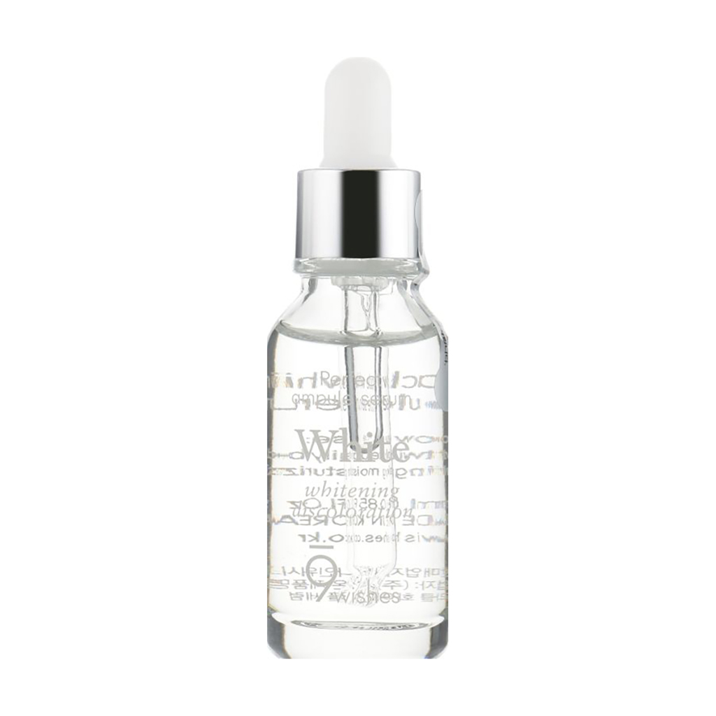 Уцінка! Відновлювальна ампульна сироватка для обличчя 9wishes White Ampule Serum, 25 мл